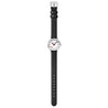 EVO2 BLACK VEGAN LEATHER WATCH, 26 MM