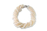 Multi-Strand Twist Pearl Necklace