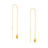 14K Yellow Gold Threader Earrings