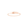 14K Rose Gold Engravable Ring