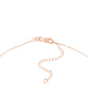14K Rose Gold Crescent Necklace