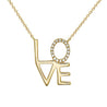 Diamond "Love" Necklace