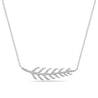 Diamond Feather Pendant