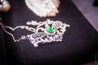 Bridal One-Of-A-Kind Diamond & Emerald Necklace
