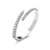 Stackable Diamond Open Ring