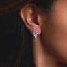 Cascading Graduated Diamond Earrings