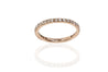 Rose Gold Stackable Guard Diamond Band